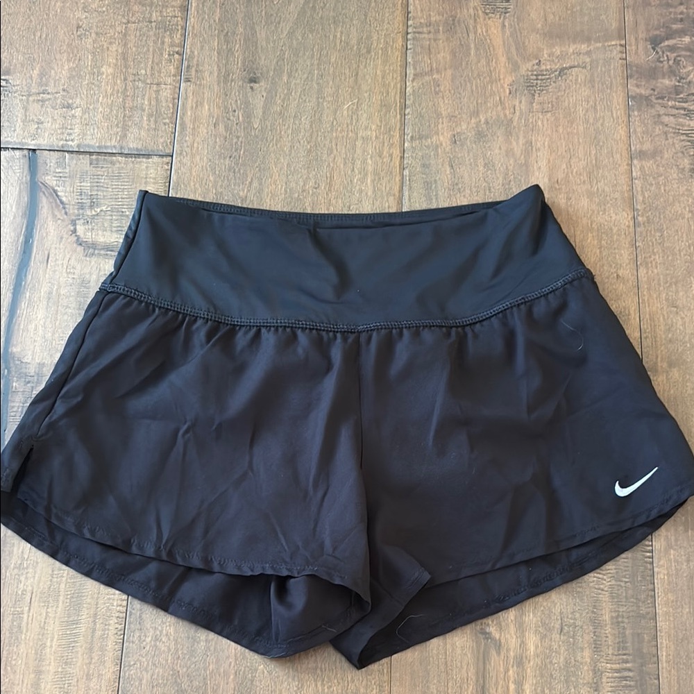 Nike Black Athletic Shorts with Compression Liner